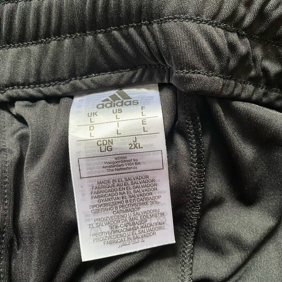 Adidas Mens Black Shorts Size L - Picture 5 of 6